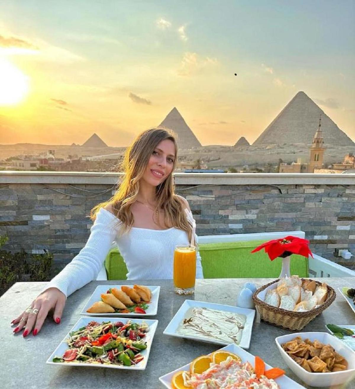 Flower Pyramids Inn Kafret el-Gabal Exterior foto