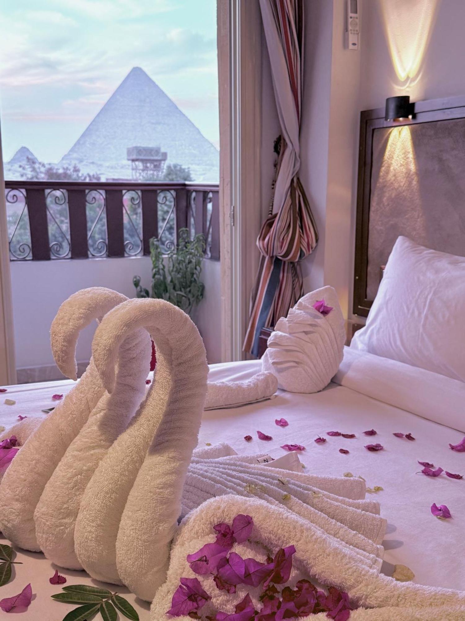 Flower Pyramids Inn Kafret el-Gabal Exterior foto