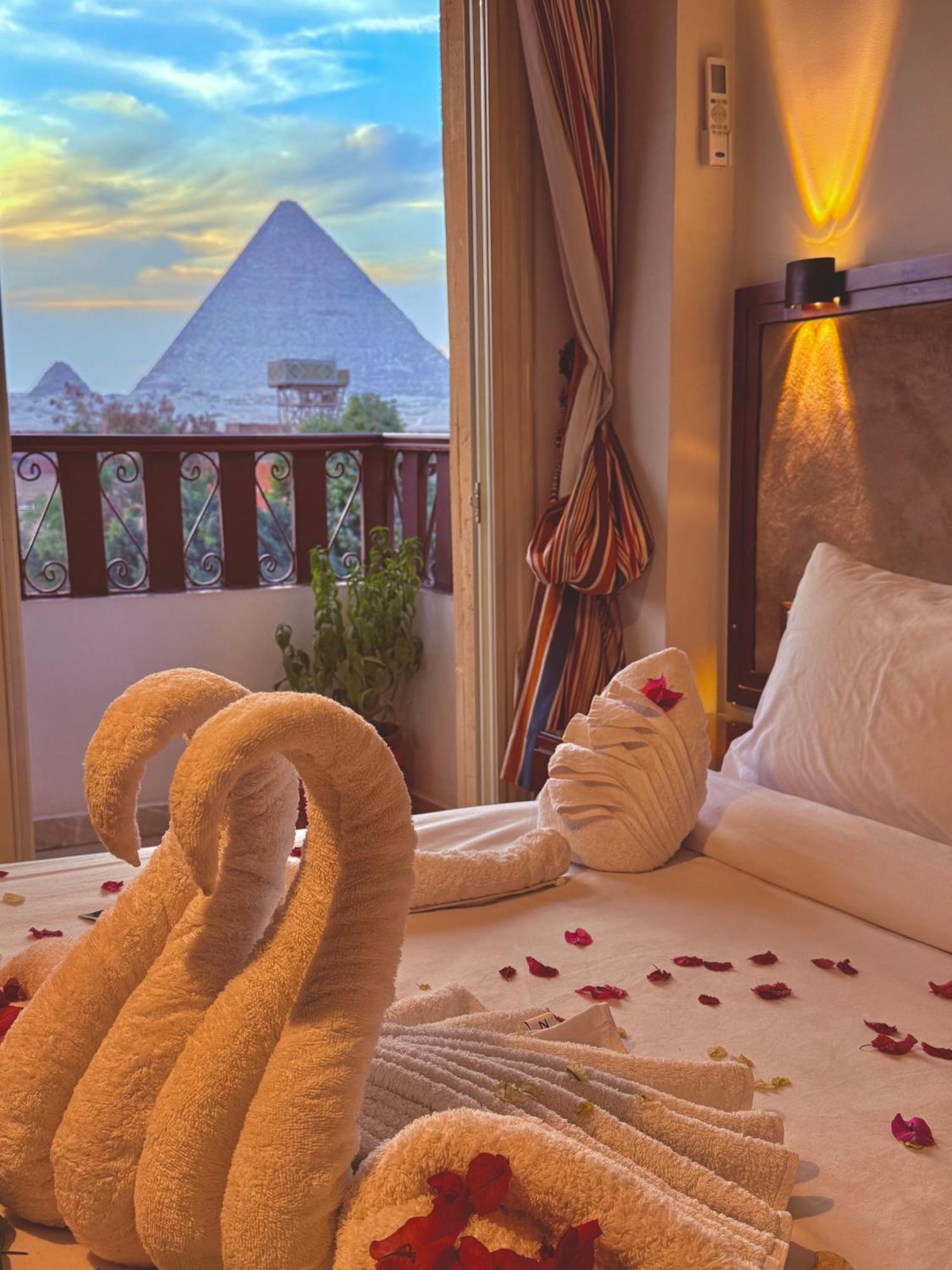 Flower Pyramids Inn Kafret el-Gabal Exterior foto