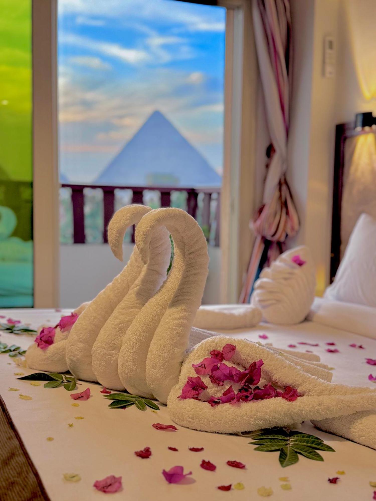 Flower Pyramids Inn Kafret el-Gabal Exterior foto